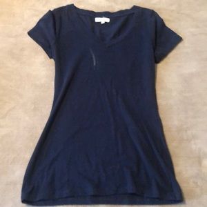 Women’s Navy Blue V-Neck - Size Small